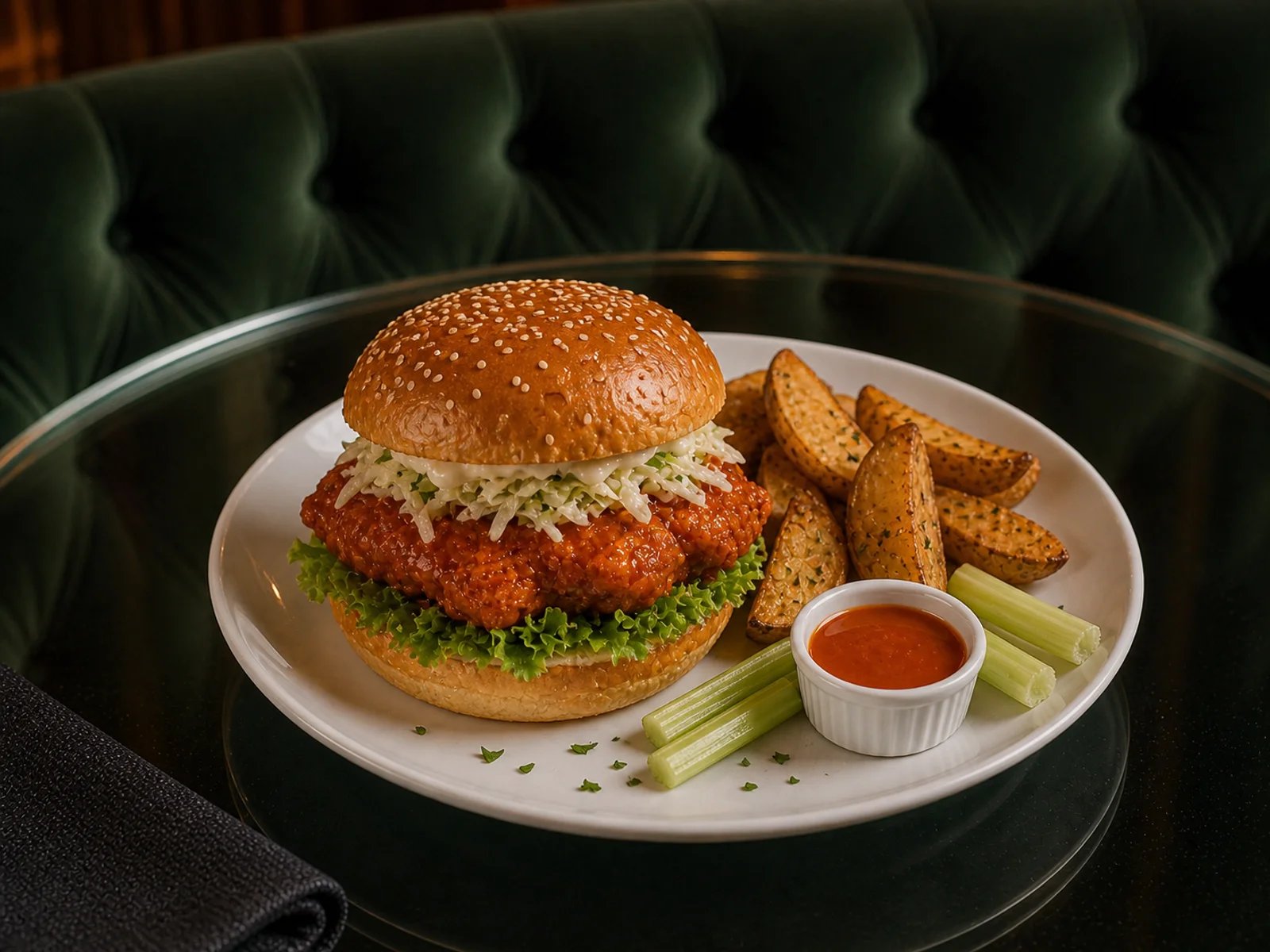 Buffalo Chicken Burger