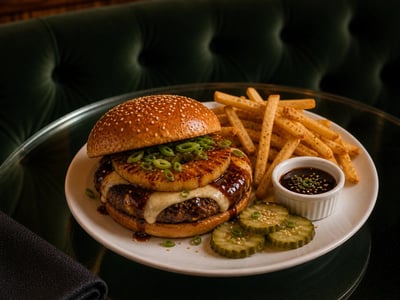 Teriyaki Ananaslı Burger