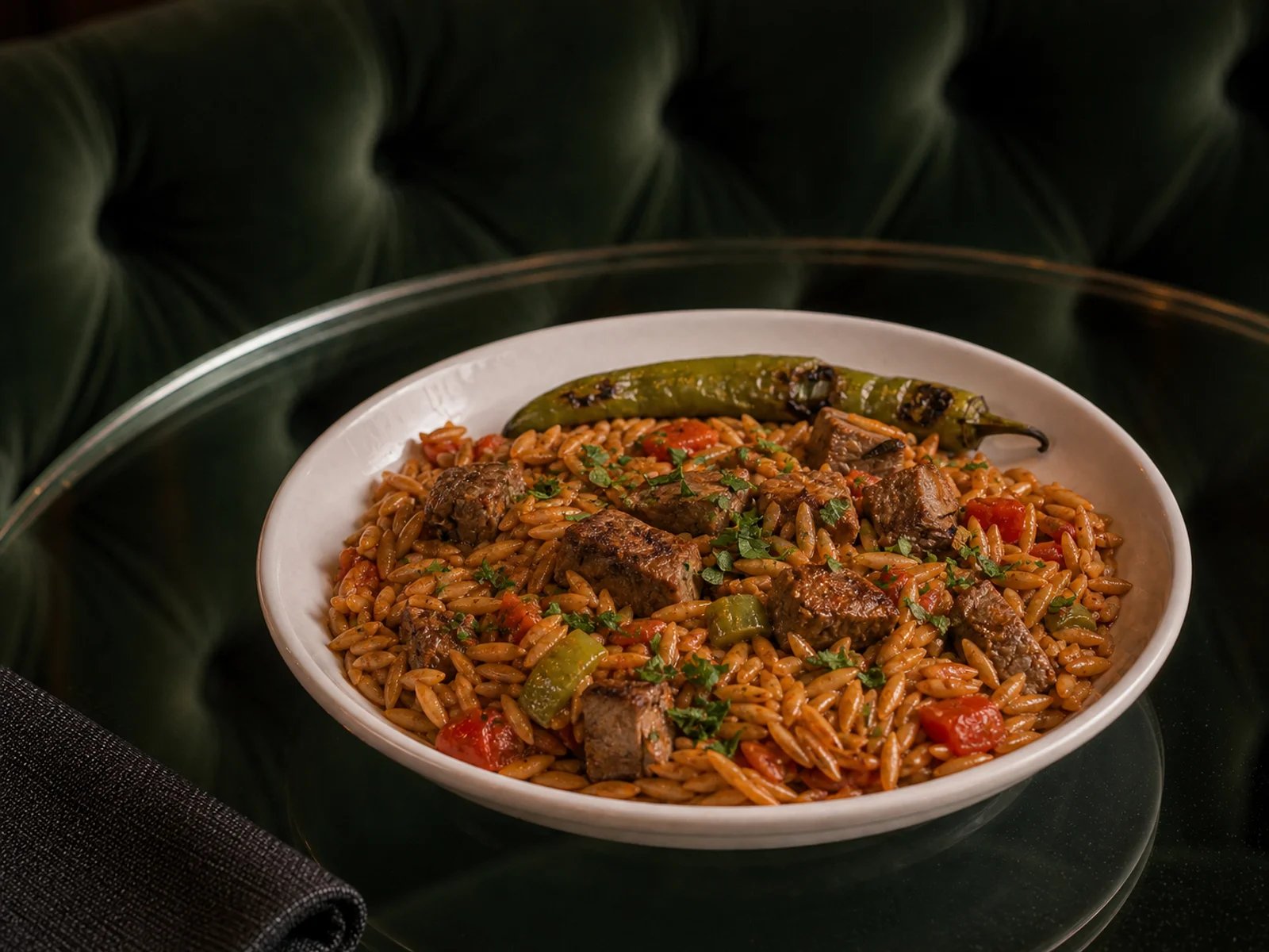 Ankara Lamb Orzo Bake