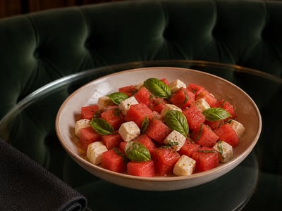 Fesleğenli Karpuz Salatası