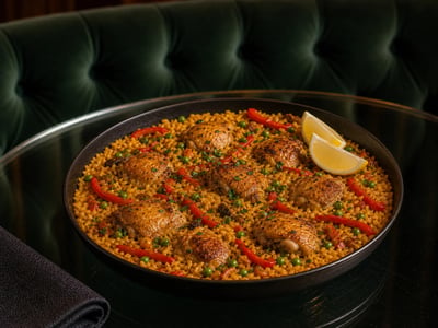 Valencia Tavuklu Paella