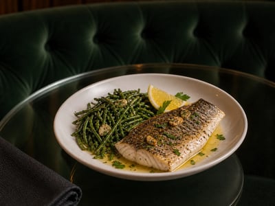Deniz Börülceli Levrek Buğulama