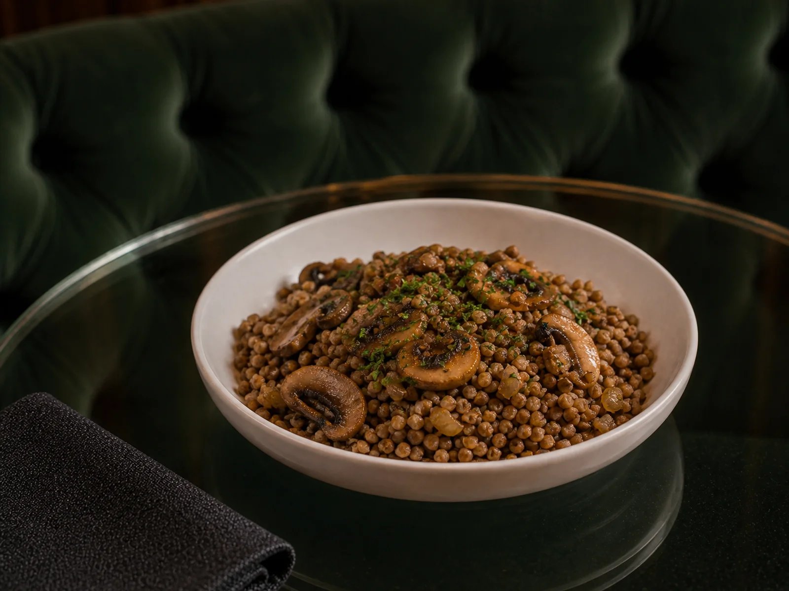 Grechnevaya Kasha with Mushrooms
