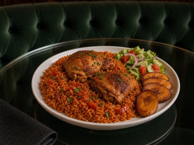Lagos Tavuklu Jollof Pilavı