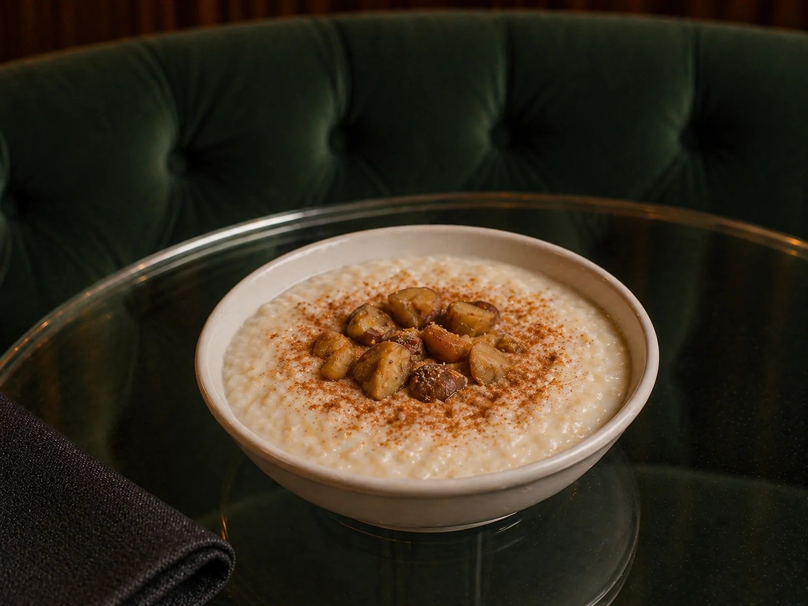Bursa Rice Pudding with Chestnuts