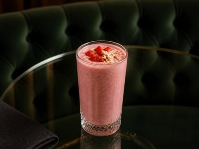 Çilekli Yulaf Smoothie