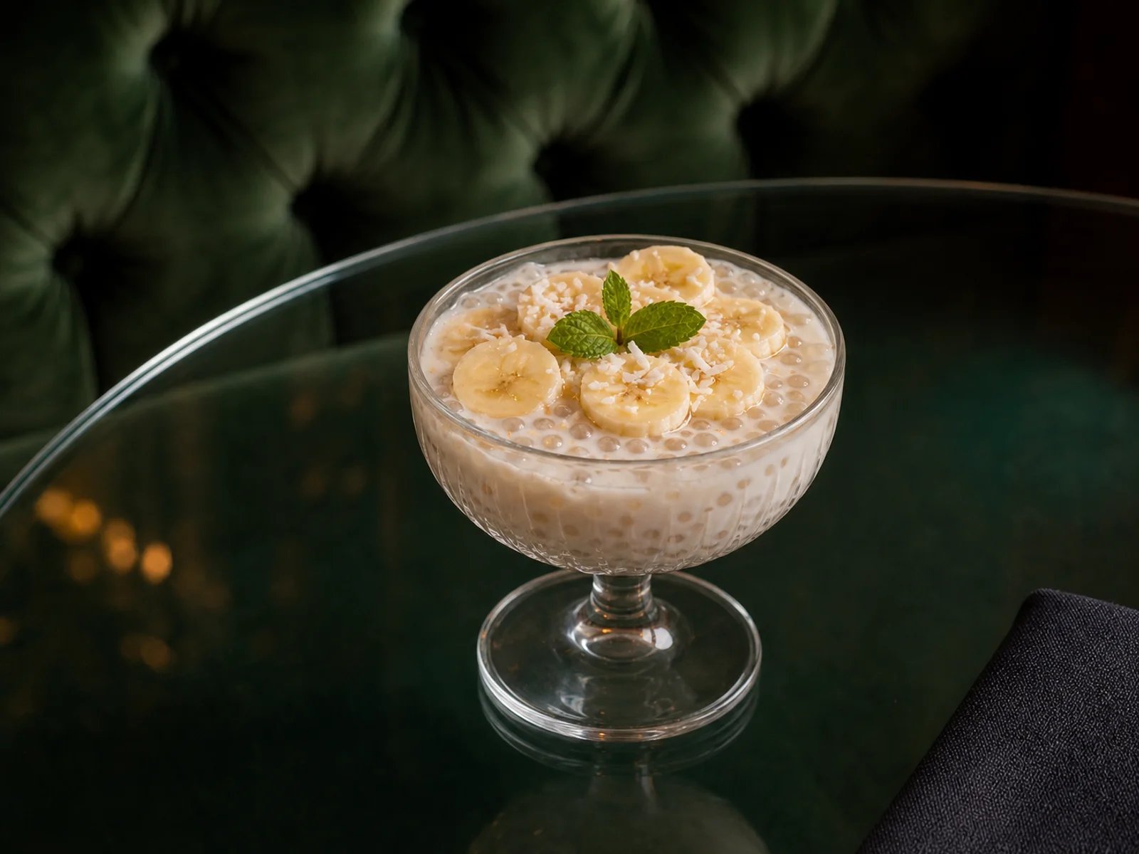 Banana Coconut Tapioca Cups