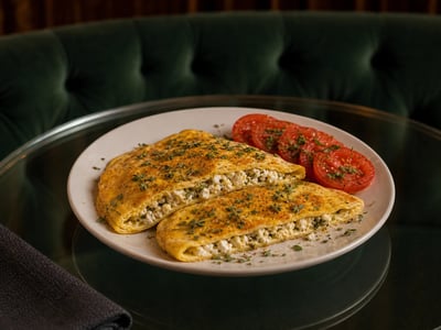 Kekikli Lorlu Omlet