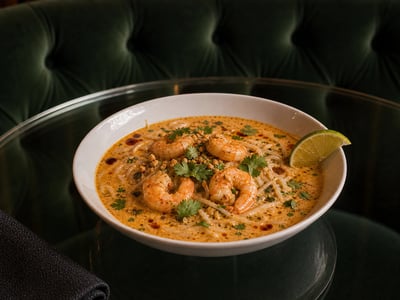 Karidesli Hindistan Cevizli Laksa