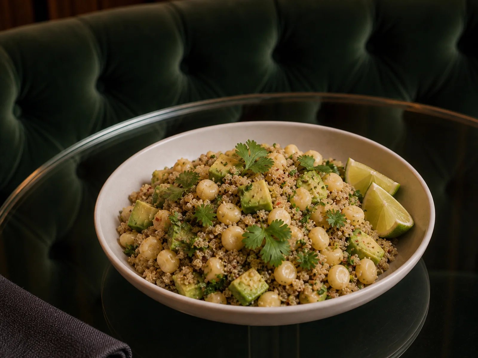 Quinoa Salad with Choclo Corn