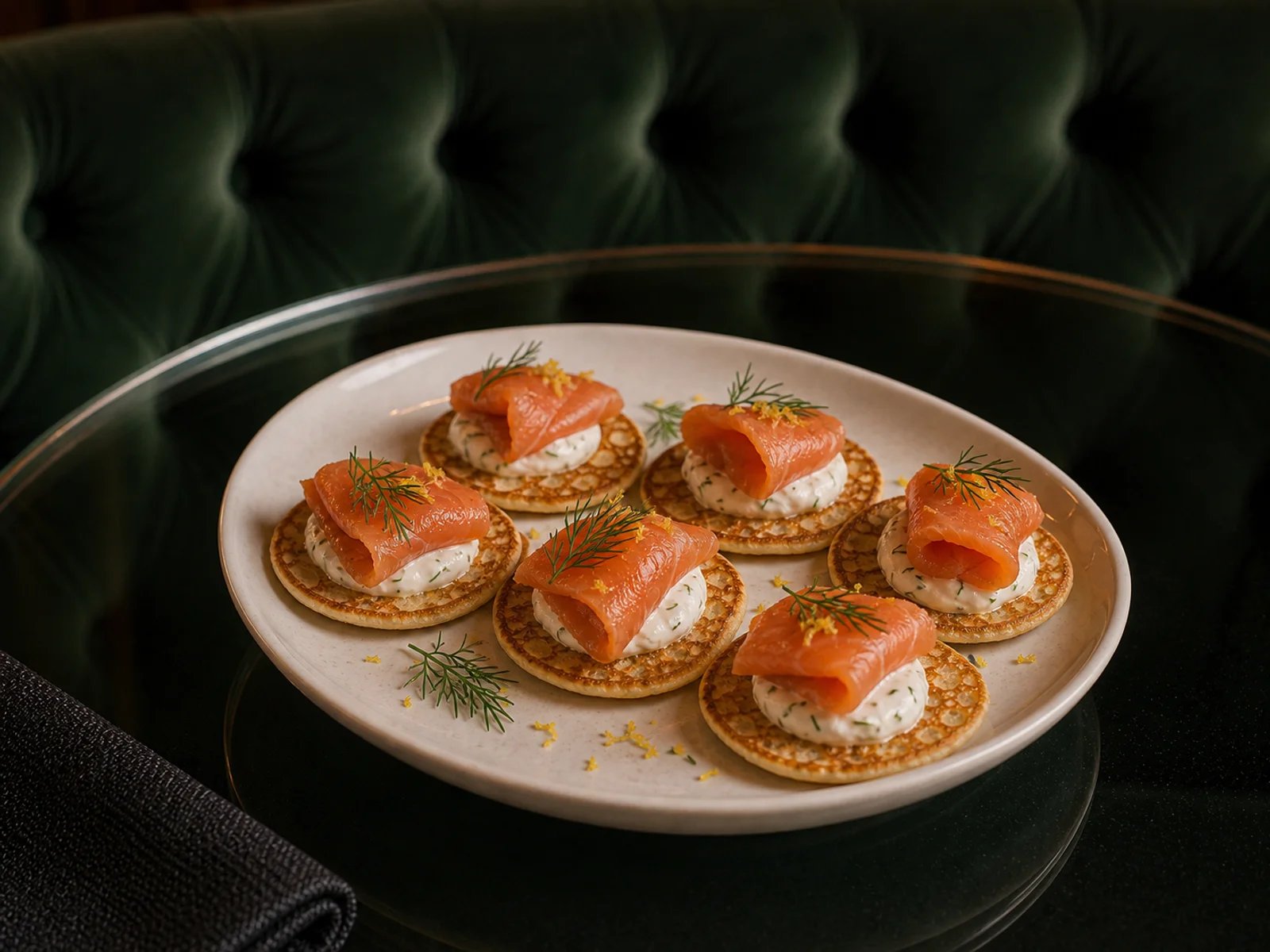 Smoked Salmon Blini