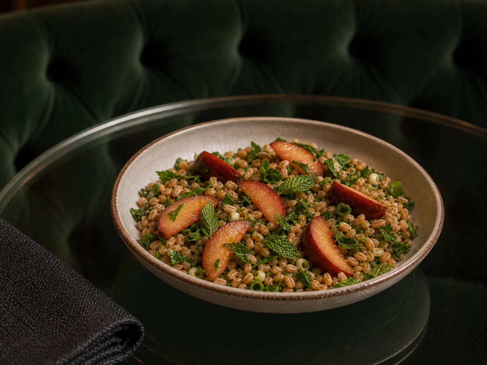 Igdir Cracked Wheat Salad with Plums