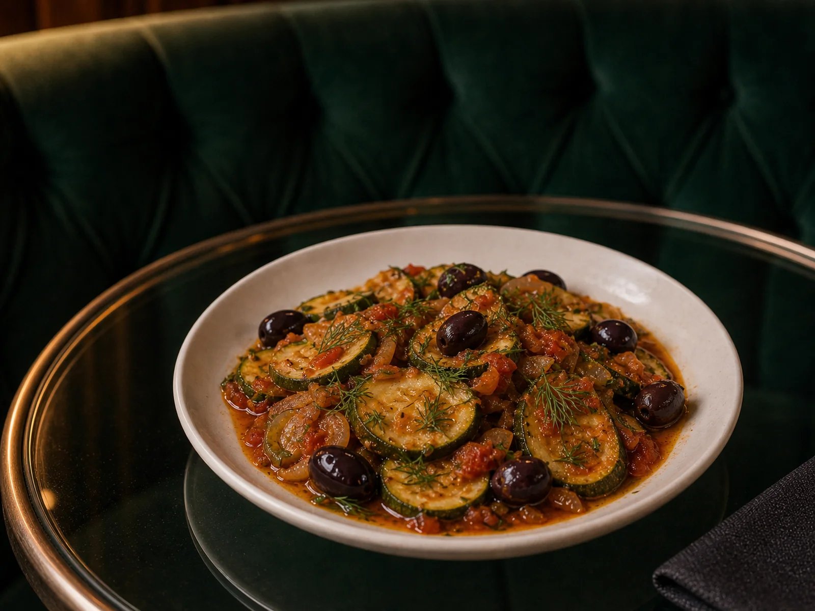 Zucchini Sinkonta with Olives