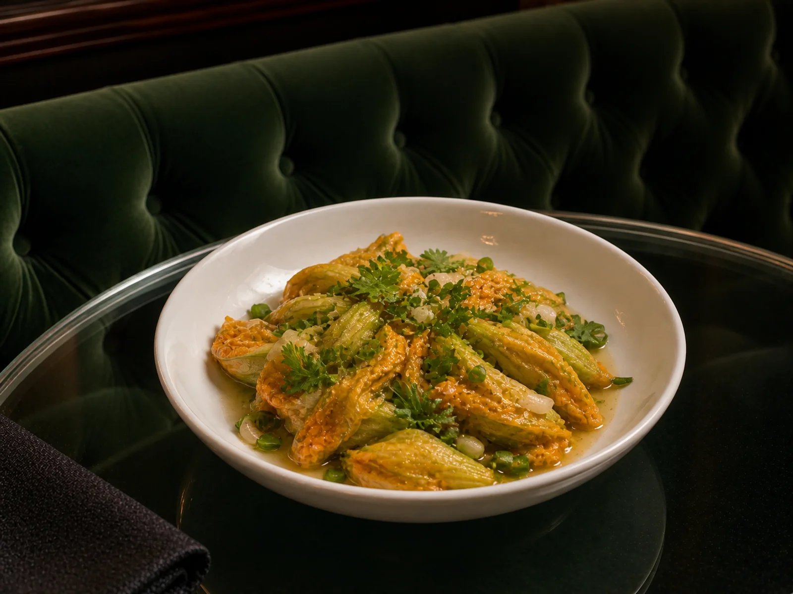 Zucchiniblütensalat aus Muğla