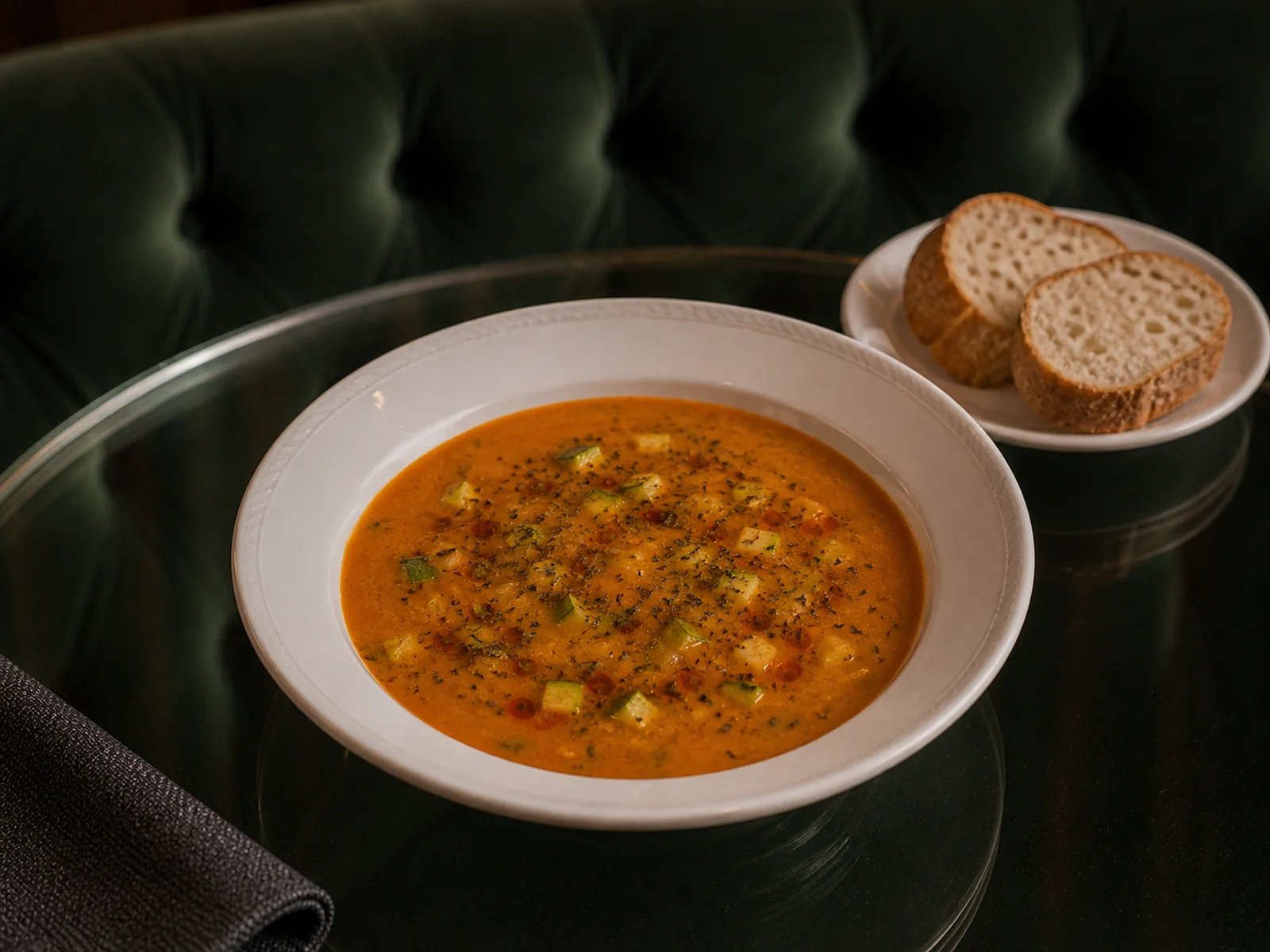 Tarhana Soup with Zucchini