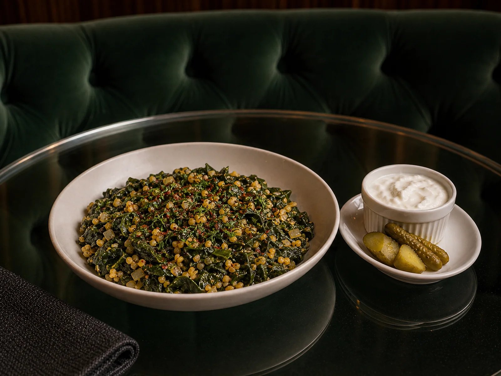 Corn and Chard Dible