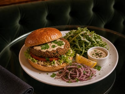 Tahinli Falafel Burger