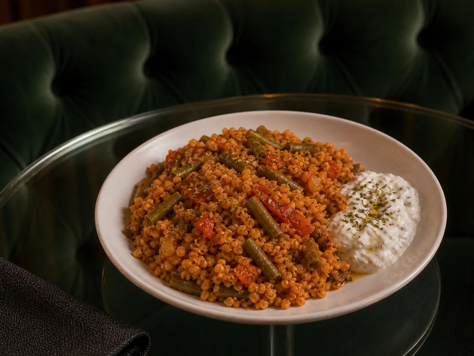 Bulgur Pilaf with Green Beans