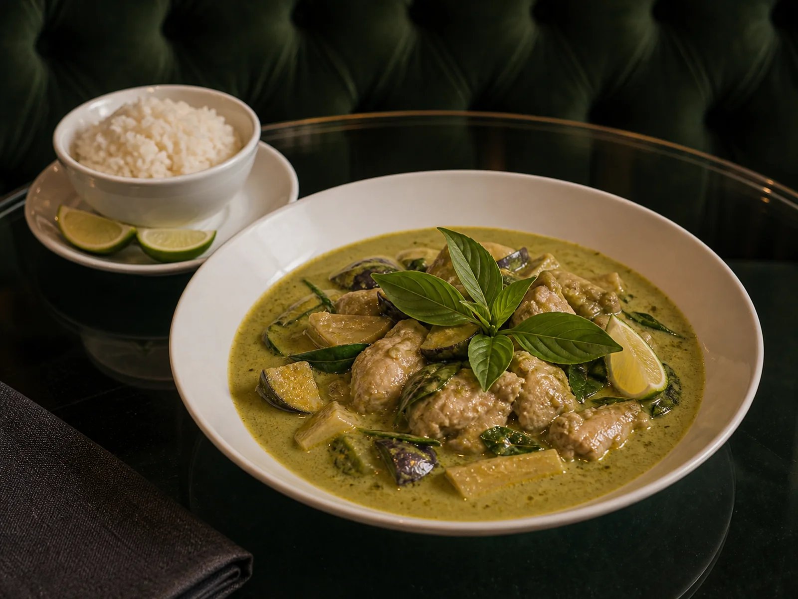 Thai Green Curry mit Huehnchen