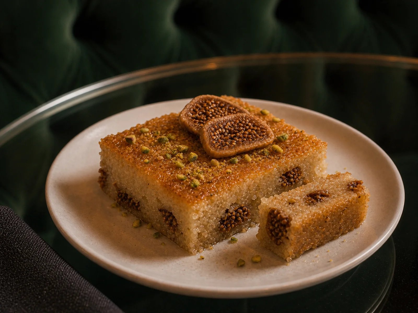 Fig Semolina Cake
