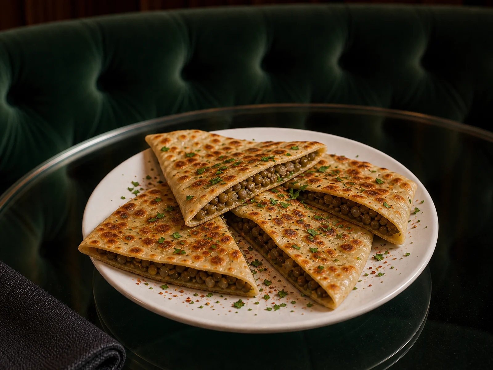 Flatbread Katmer with Lentils
