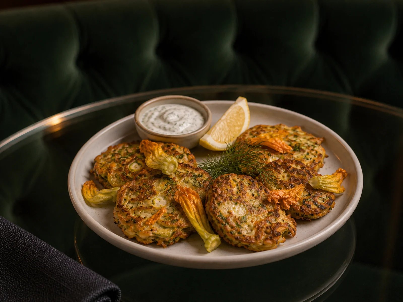 Zucchini Blossom Fritters