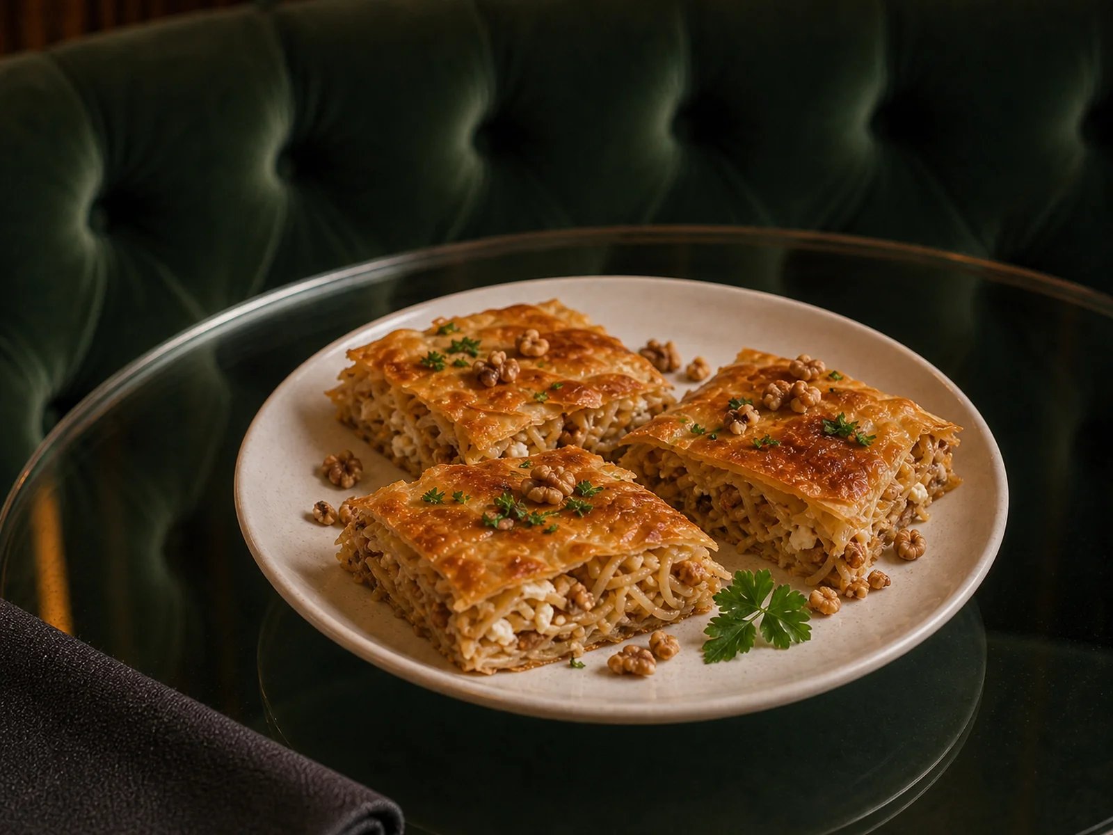 Noodle Börek with Walnuts