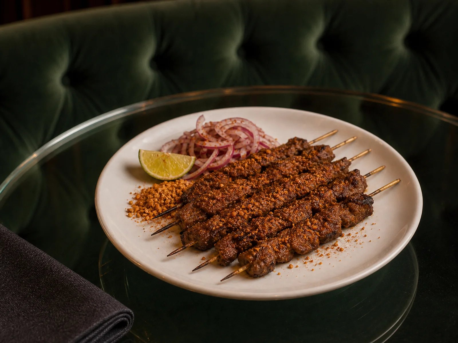 Lagos Beef Suya Skewers