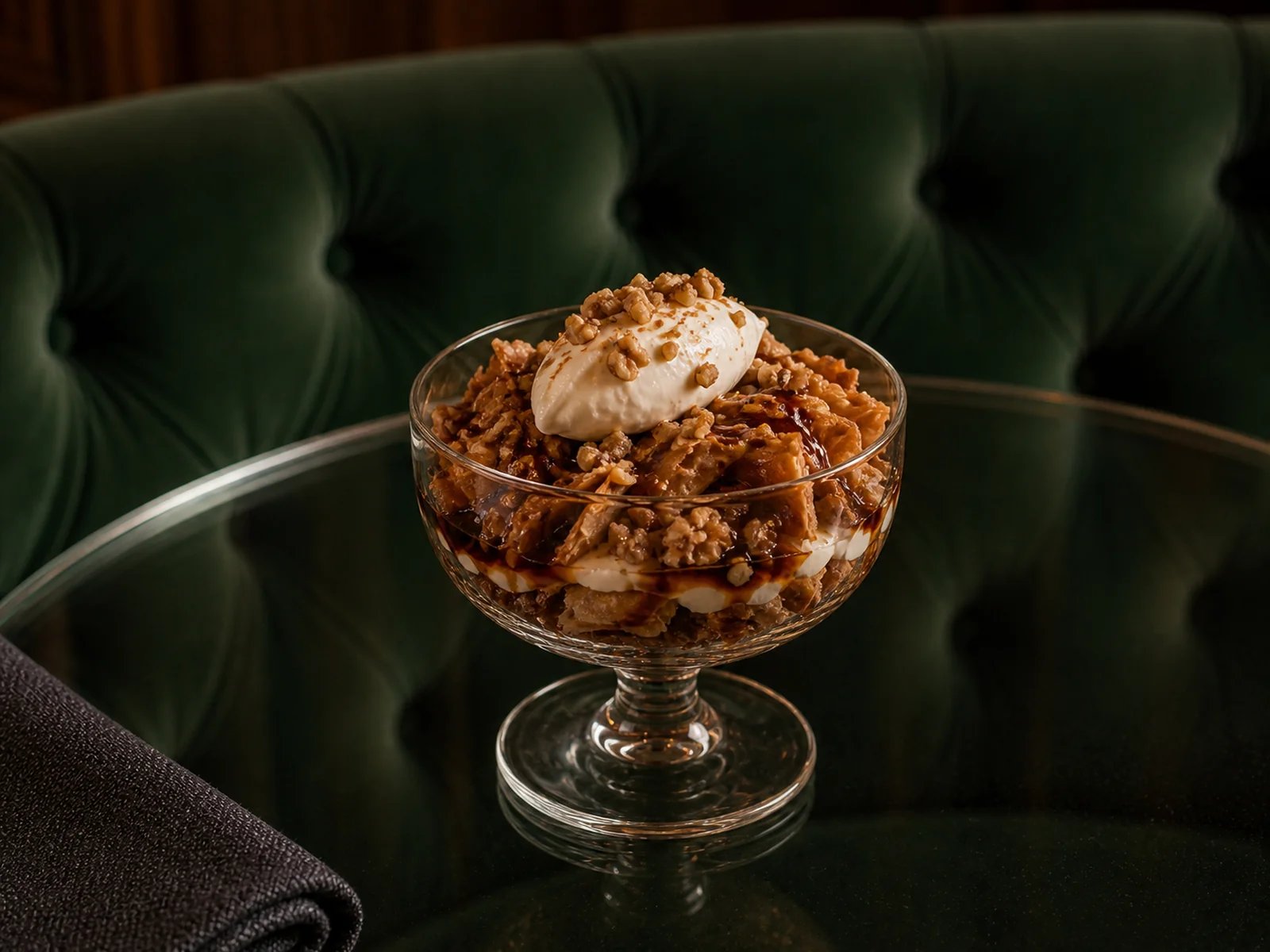Katmer Cups with Molasses and Walnuts