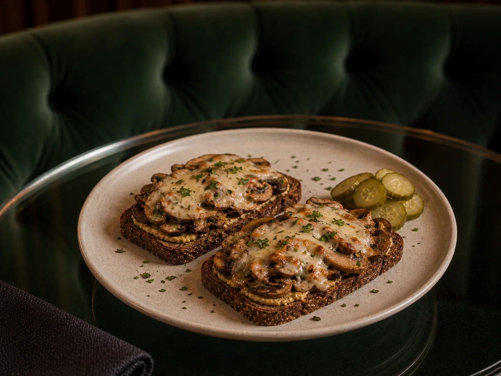 Rye Mushroom Toast