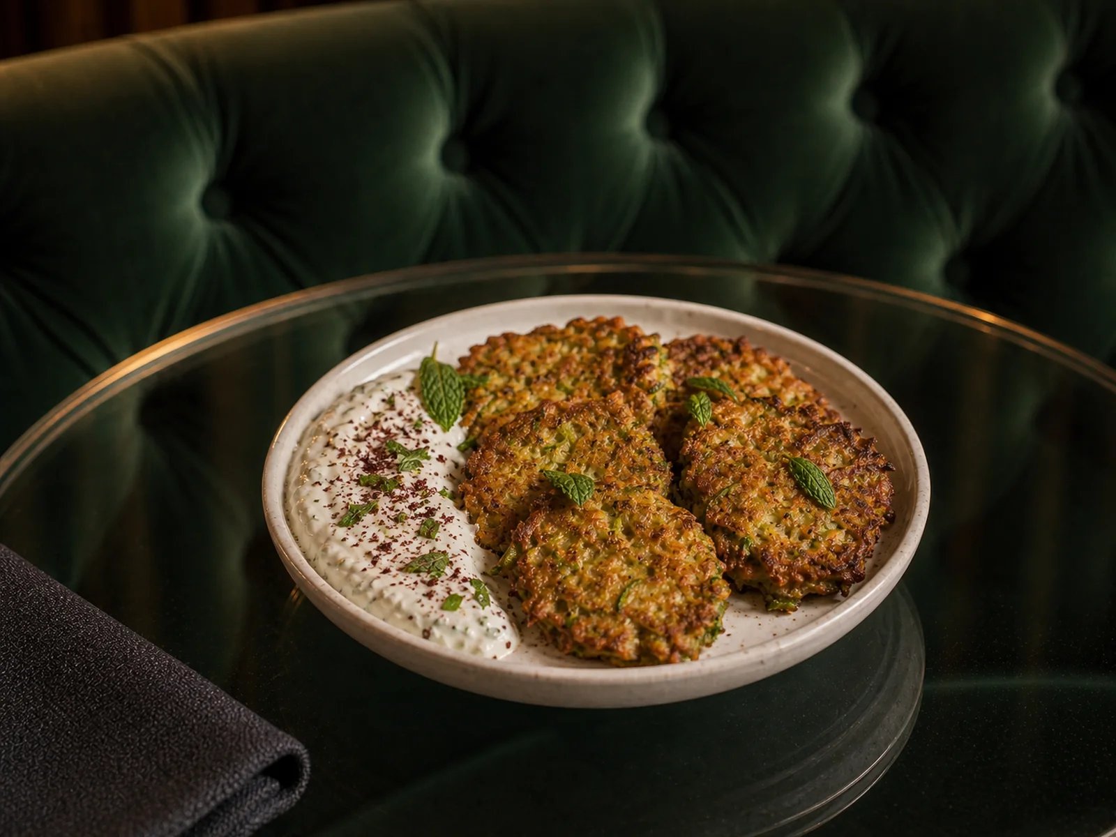 Sumac Zucchini Fritters