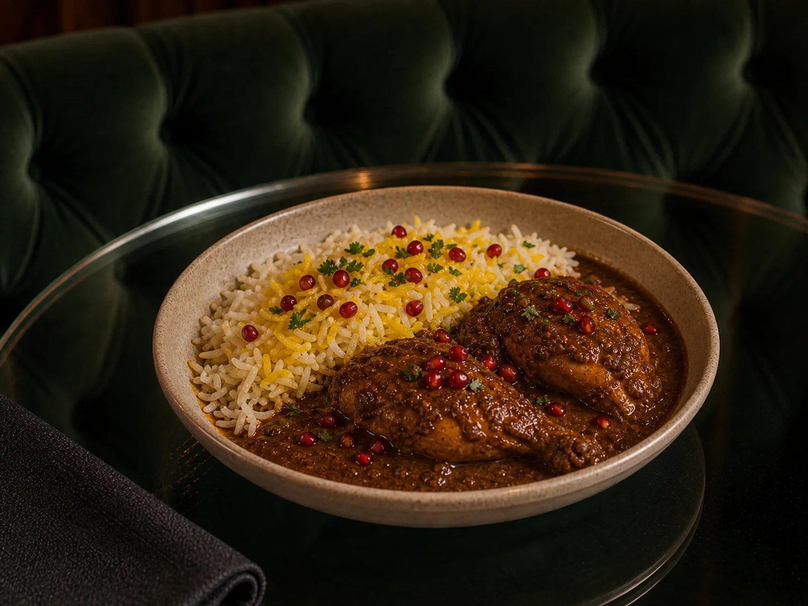 Fesenjan-Huhn aus Teheran