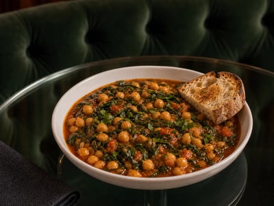 Espinacas con Garbanzos