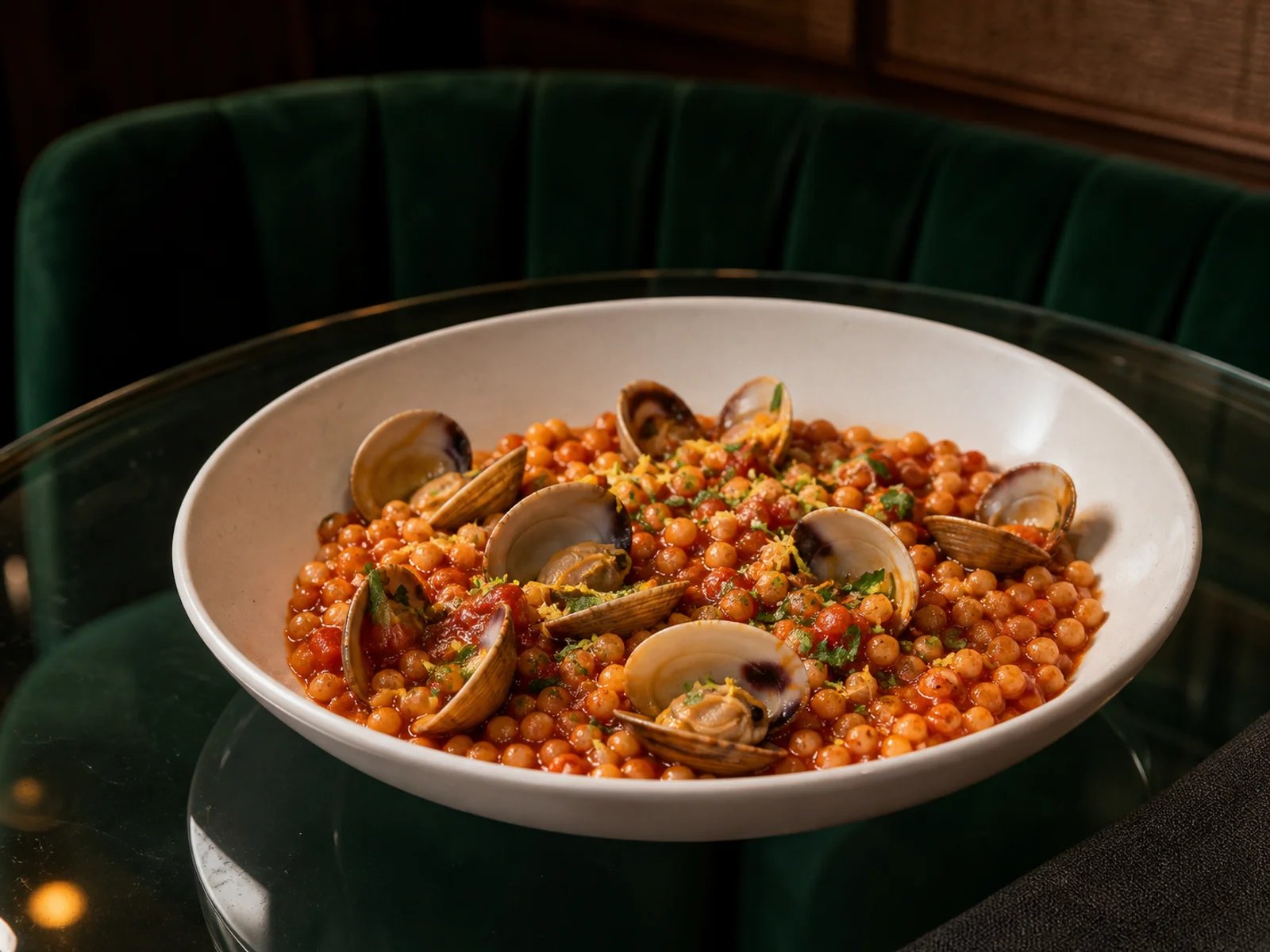 Fregola con Arselle