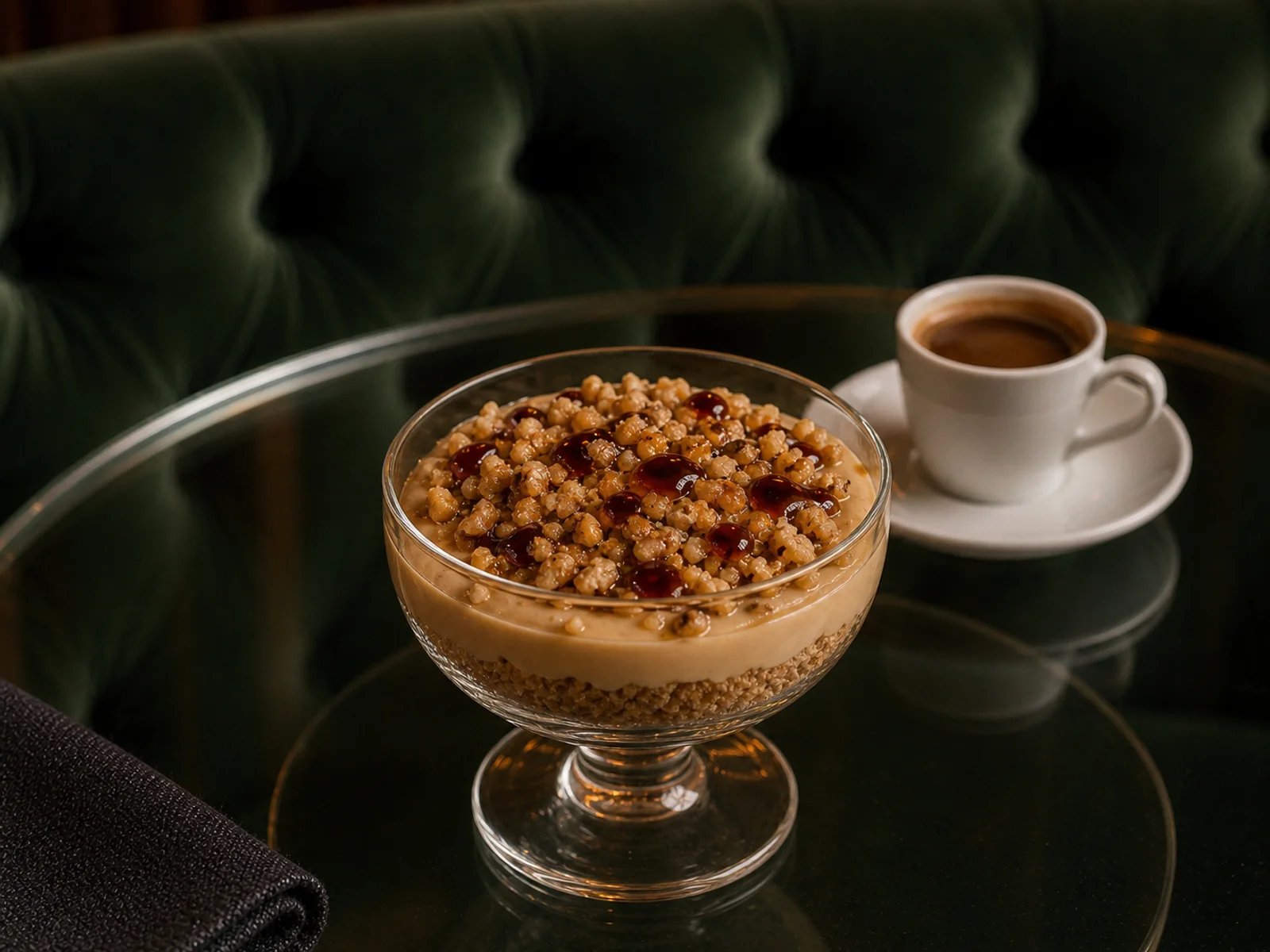 Nevzine Cups with Tahini and Molasses