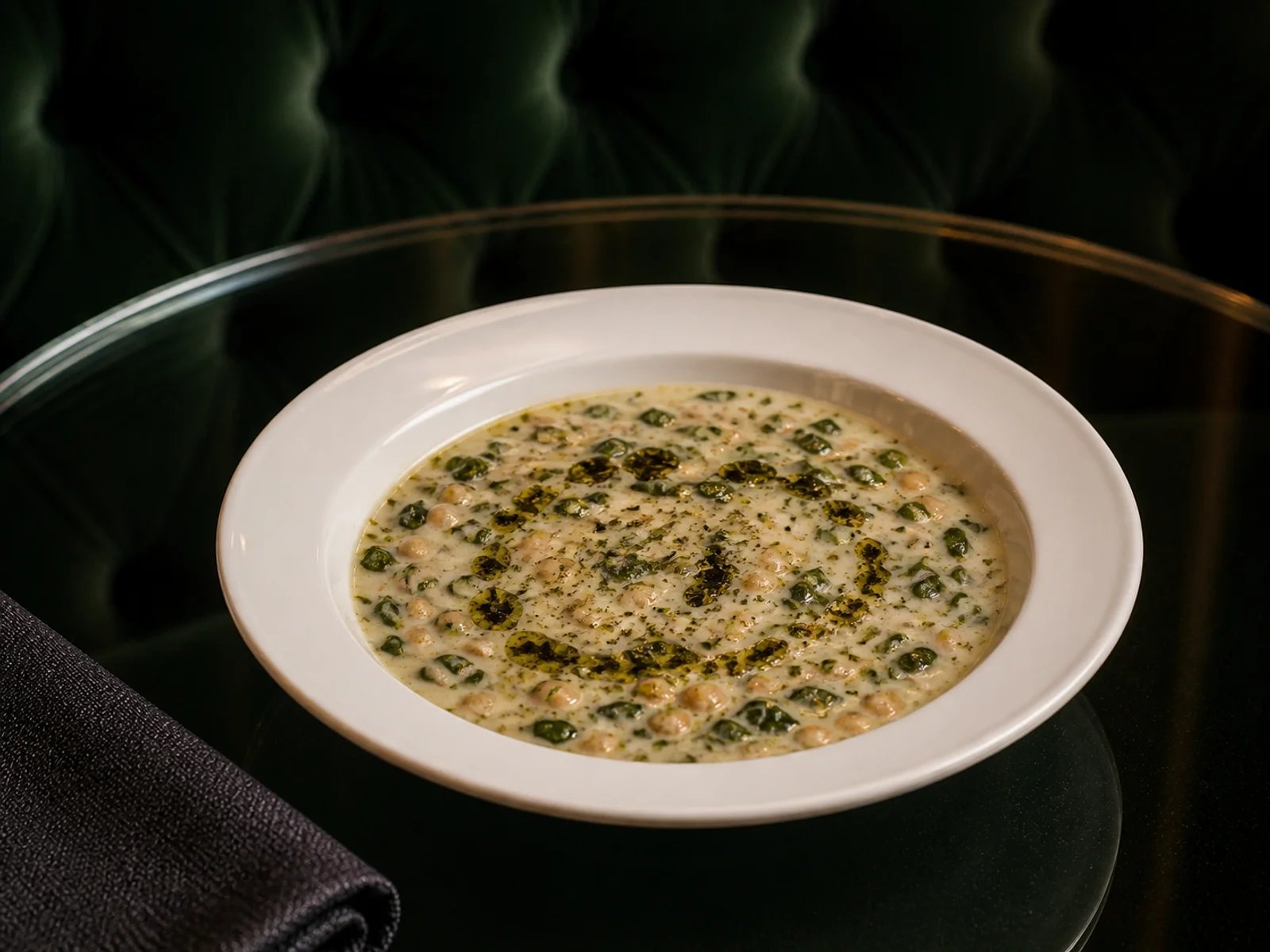 Yogurt Evelik Greens Soup
