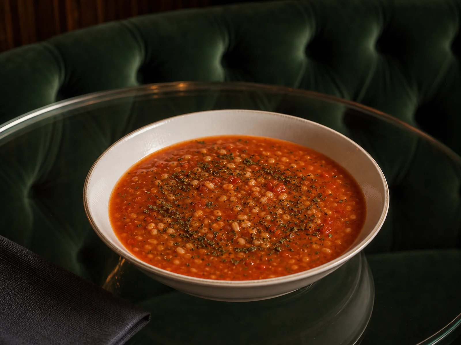 Tomato Cracked Wheat Soup