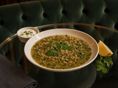 Freekeh Herb Soup