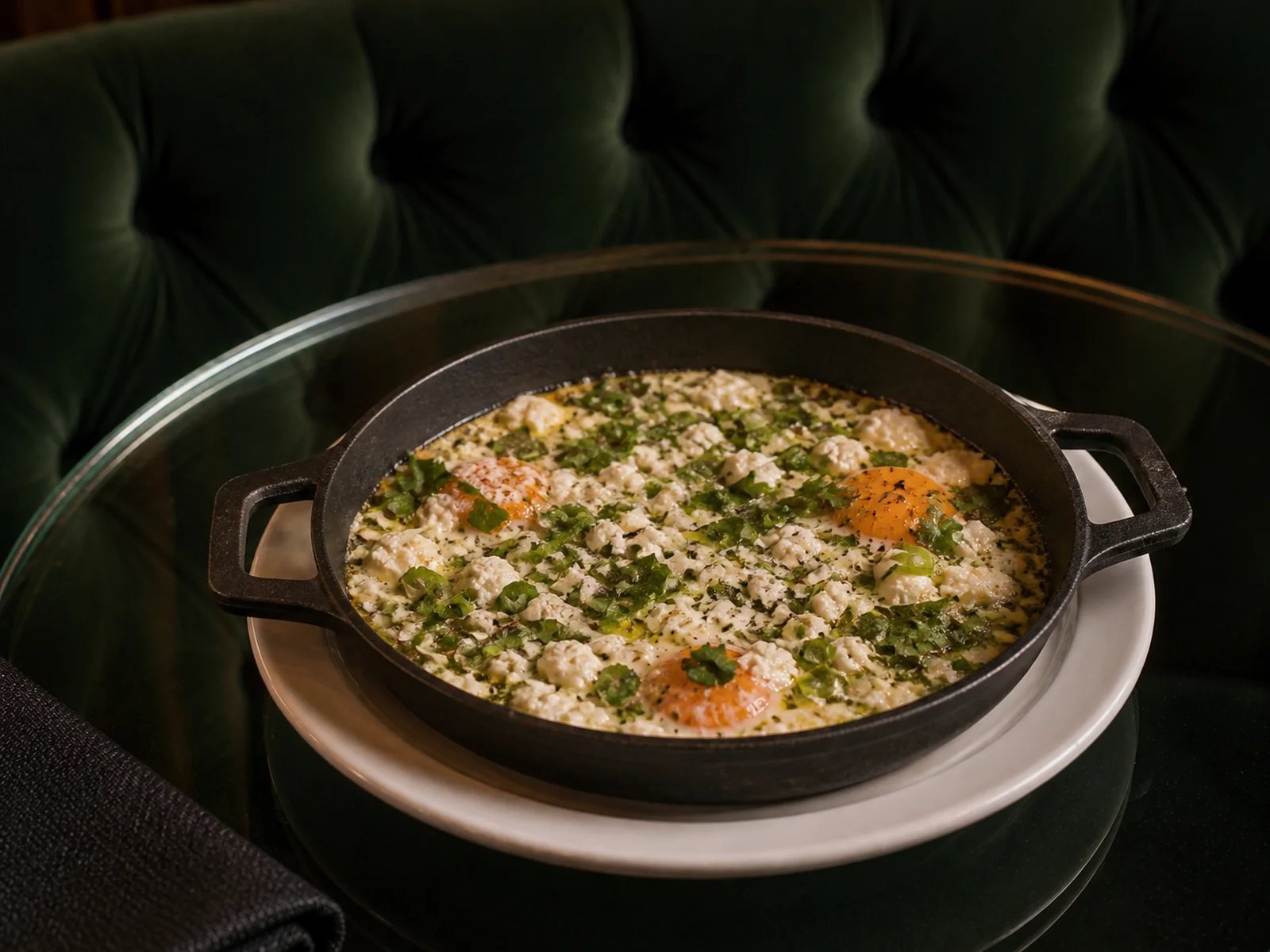 Herbed Egg Skillet