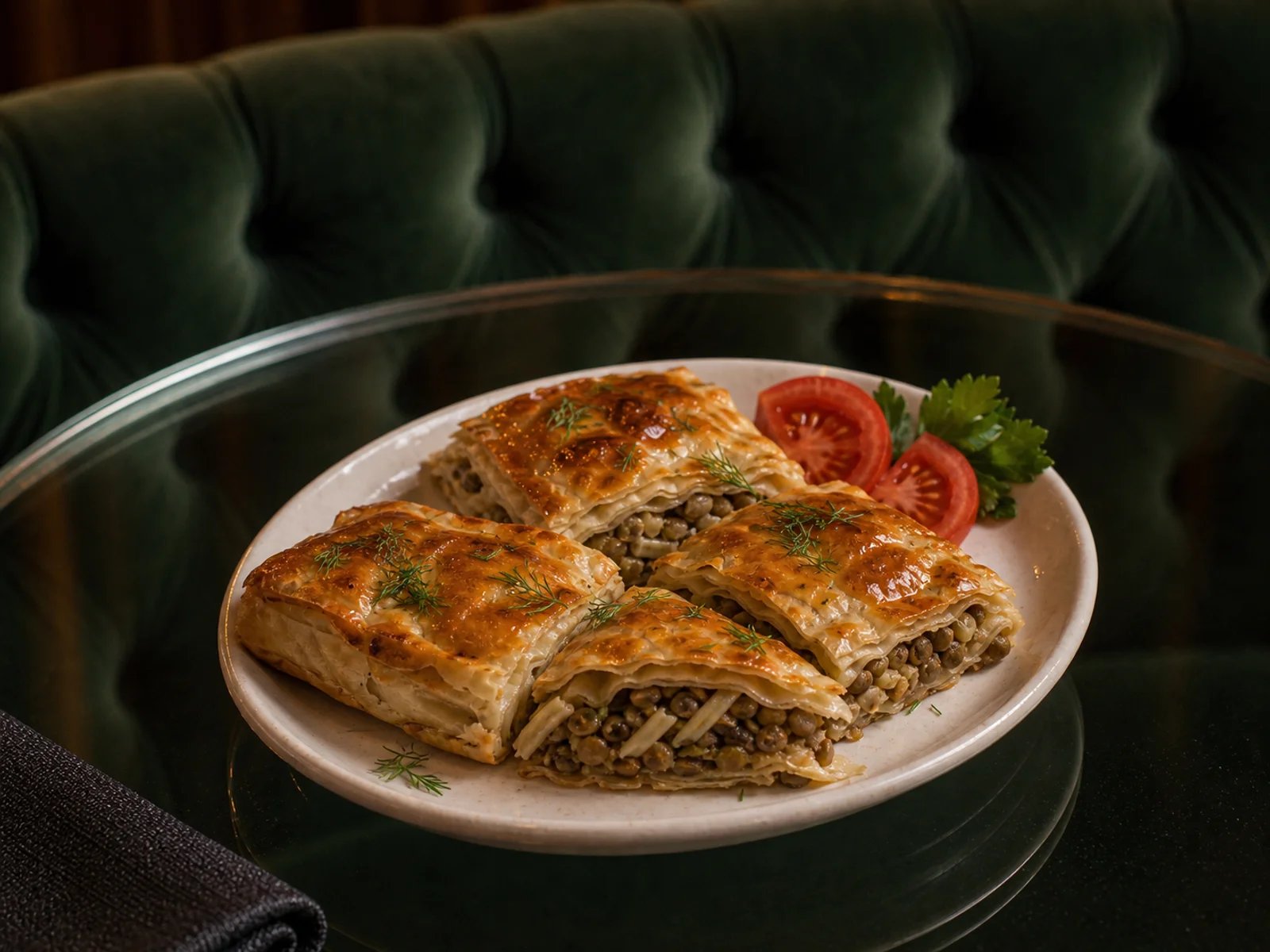 Ardahan Borek with Lentils and Noodles