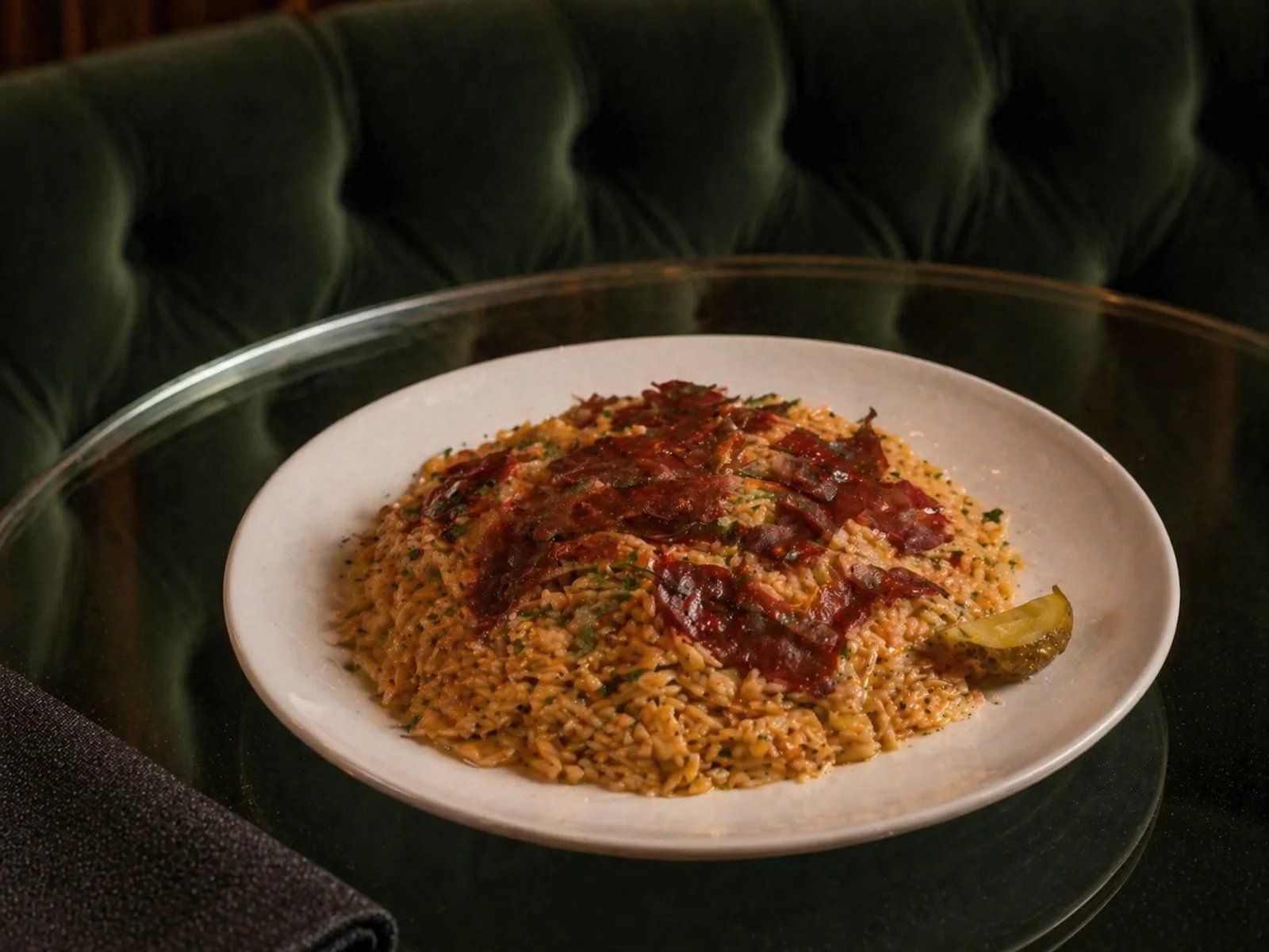 Barley Pilaf with Pastırma