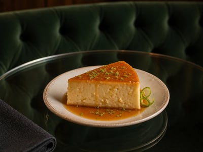 Küba Coconut Lime Flan