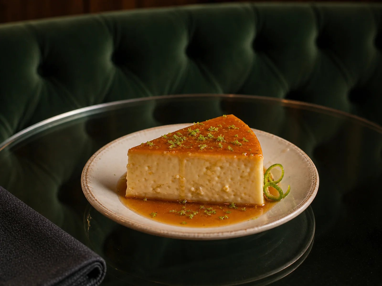 Cuban Coconut Lime Flan