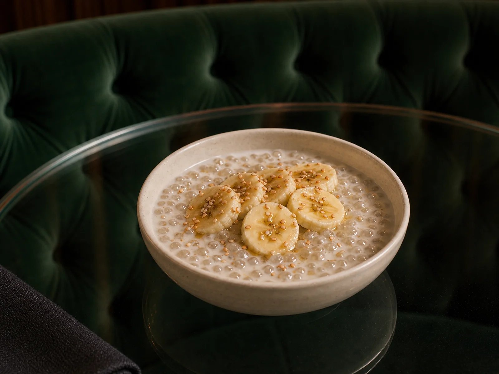 Banana Tapioca Bowl with Sesame