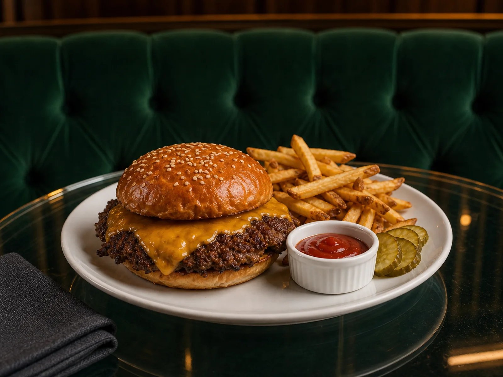Klassischer Smash Burger