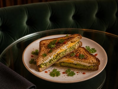 Avokadolu Yumurtalı Tost