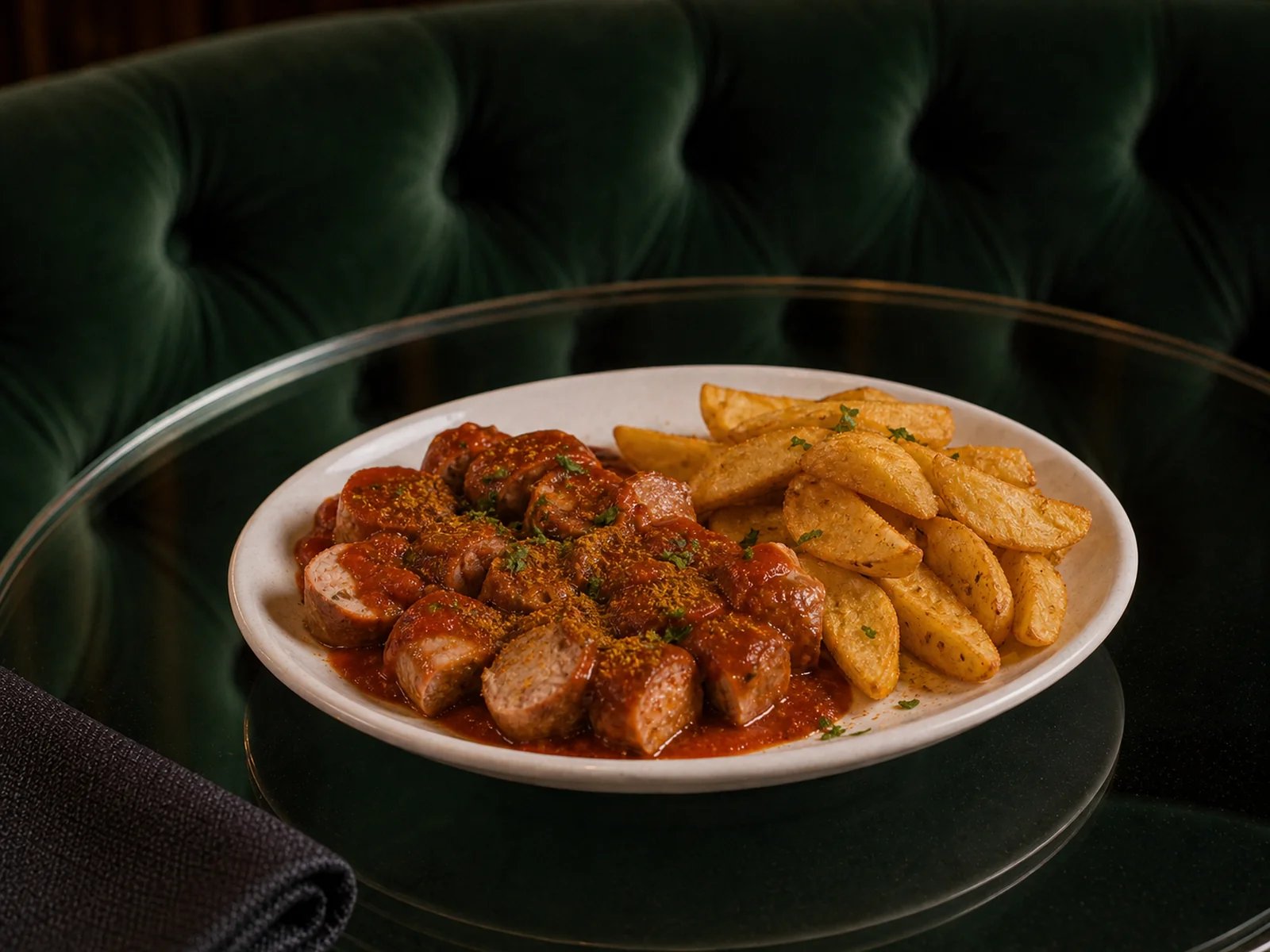 Berlin Currywurst Plate
