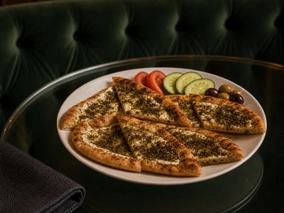 Labneli Zaatar Pide