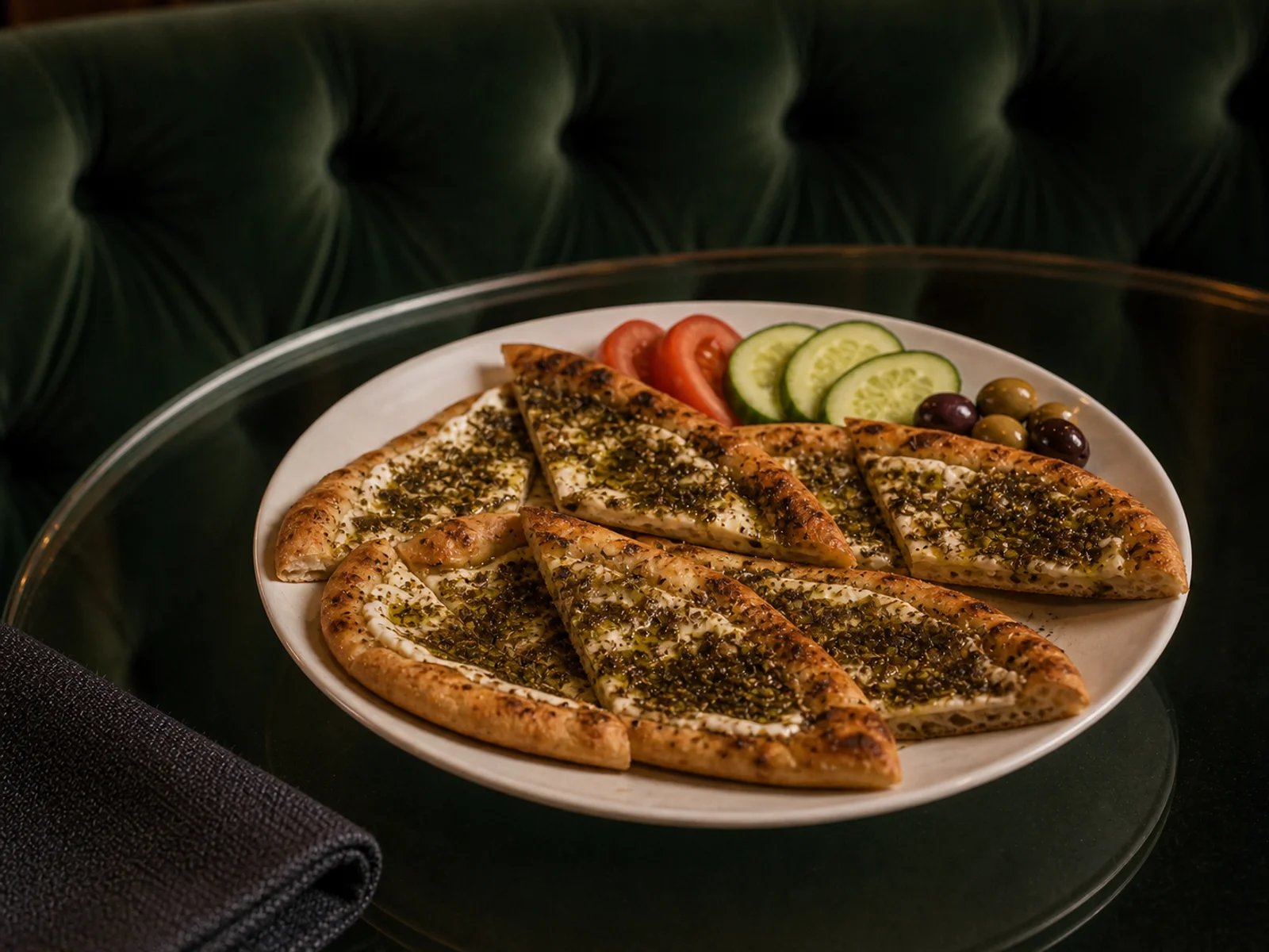 Zaatar Flatbread with Labneh