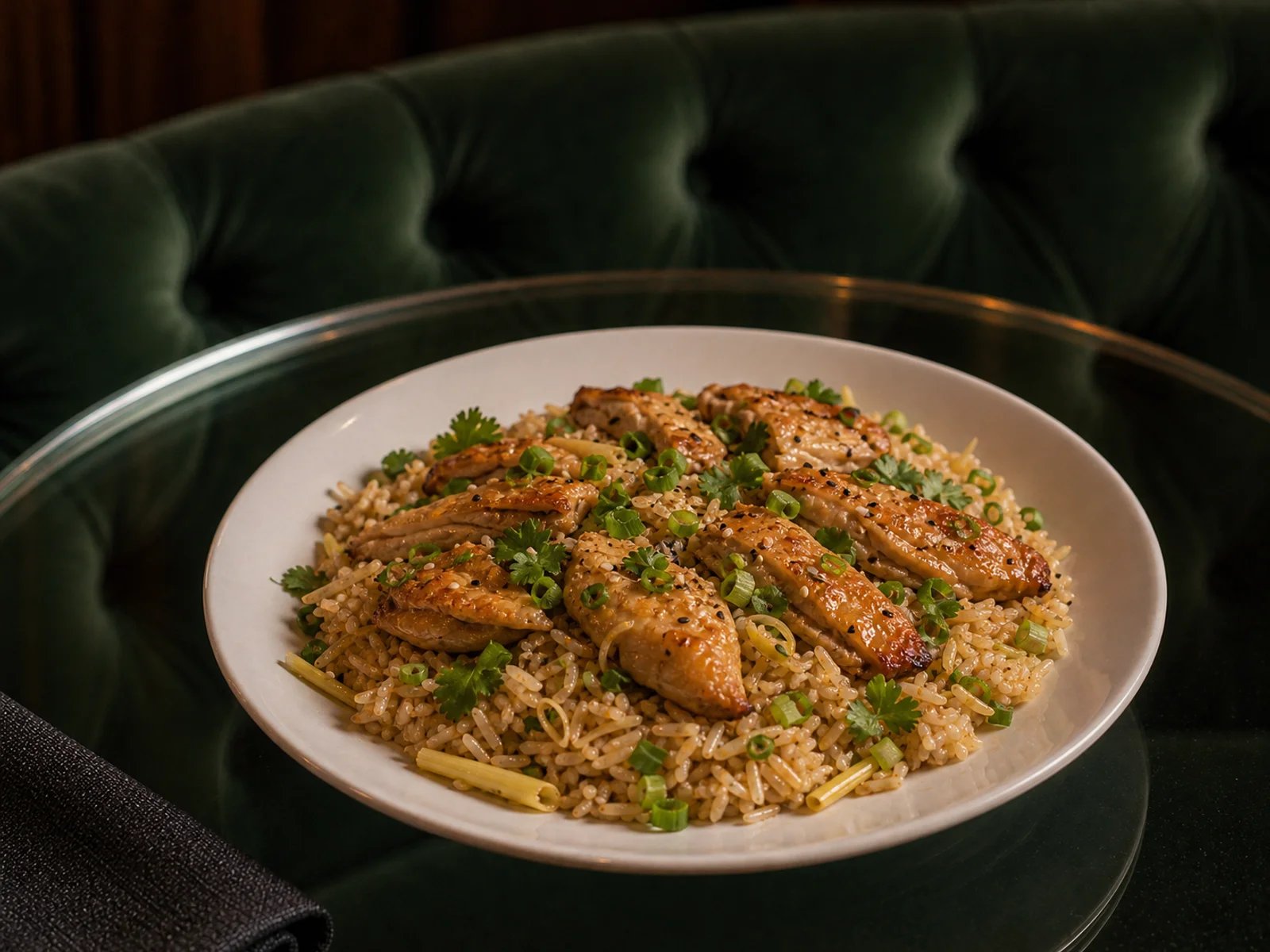 Lemongrass Chicken Rice Skillet